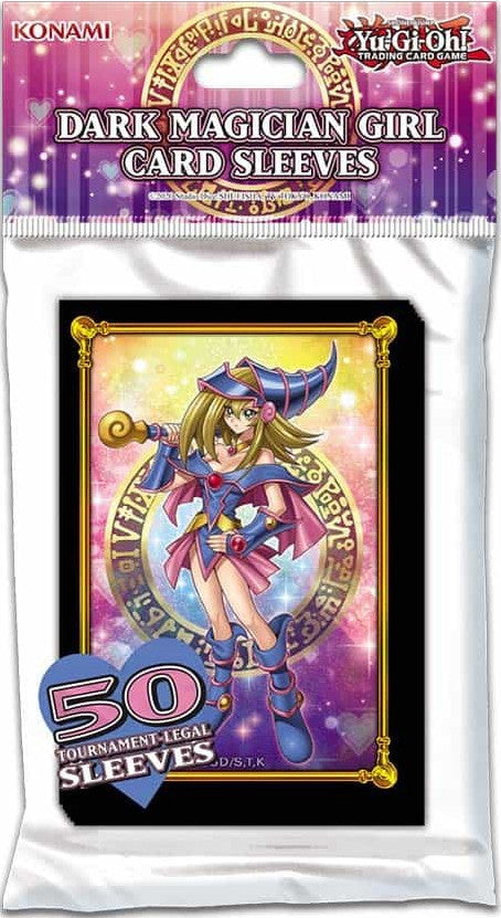 purple yugioh card sleeves Yu-Gi-Oh! TCG: Card Sleeves 50-pack (Dark Magician Girl)