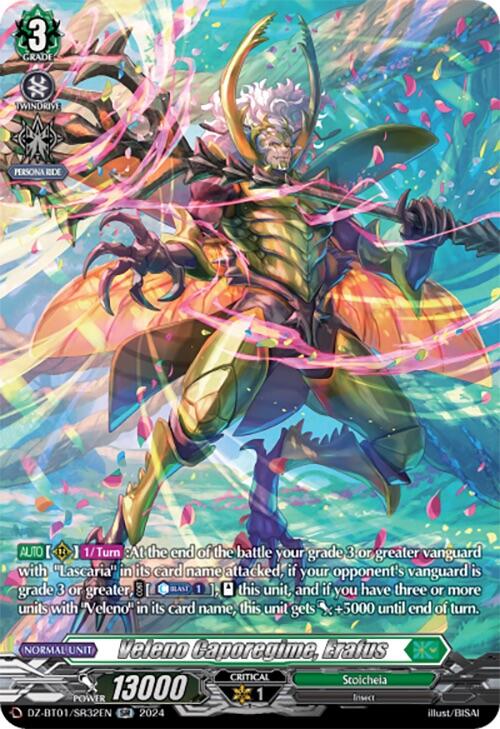 Veleno Caporegime, Erafus (SR) (DZBT01/SR32EN) [Fated Clash] 50cards