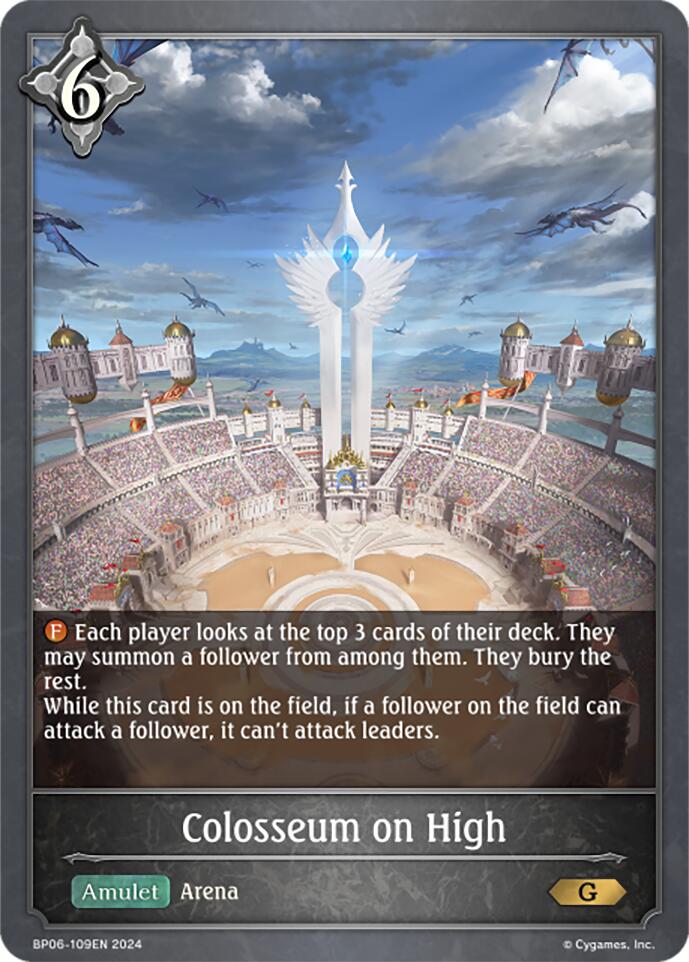 Colosseum on High (BP06-109EN) [Paragons of the Colosseum] – 50cards