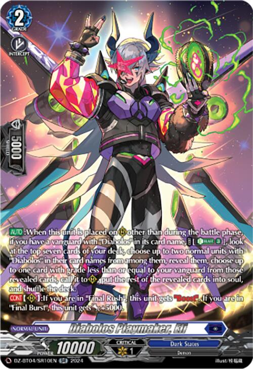 diabolos deck yugioh Diabolos Playmaker, Eli (DZ-BT04/SR10EN) [DZ-BT04: Destined Showdown] –  50cards