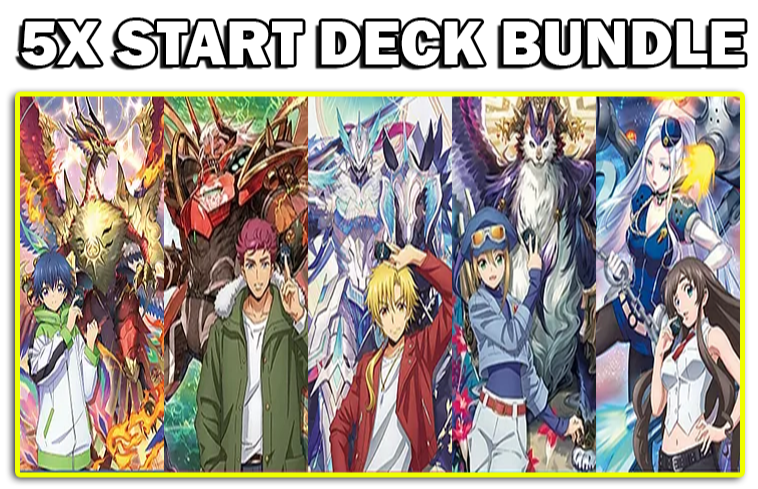 5x Start Deck Bundle (SD01,02,03,04,05 INCLUDED)