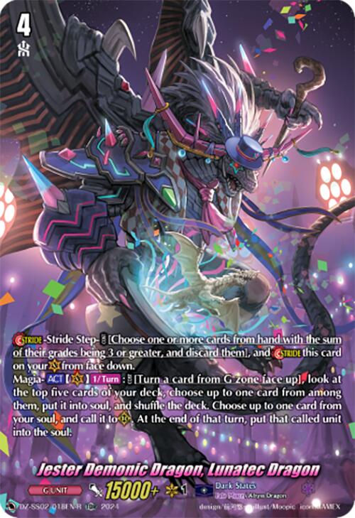 Jester Demonic Dragon, Lunatec Dragon (TDR) (DZ-SS02/018EN-R) [DZ-SS02 –  50cards