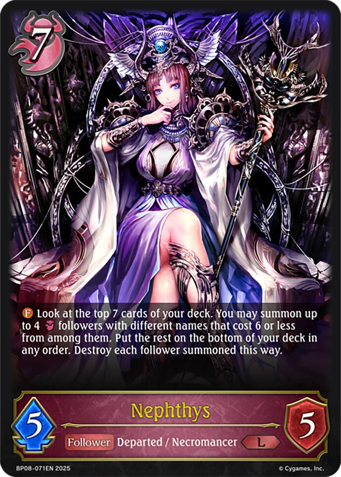 Nephthys (BP08-071EN) [Alterchaotica] – 50cards