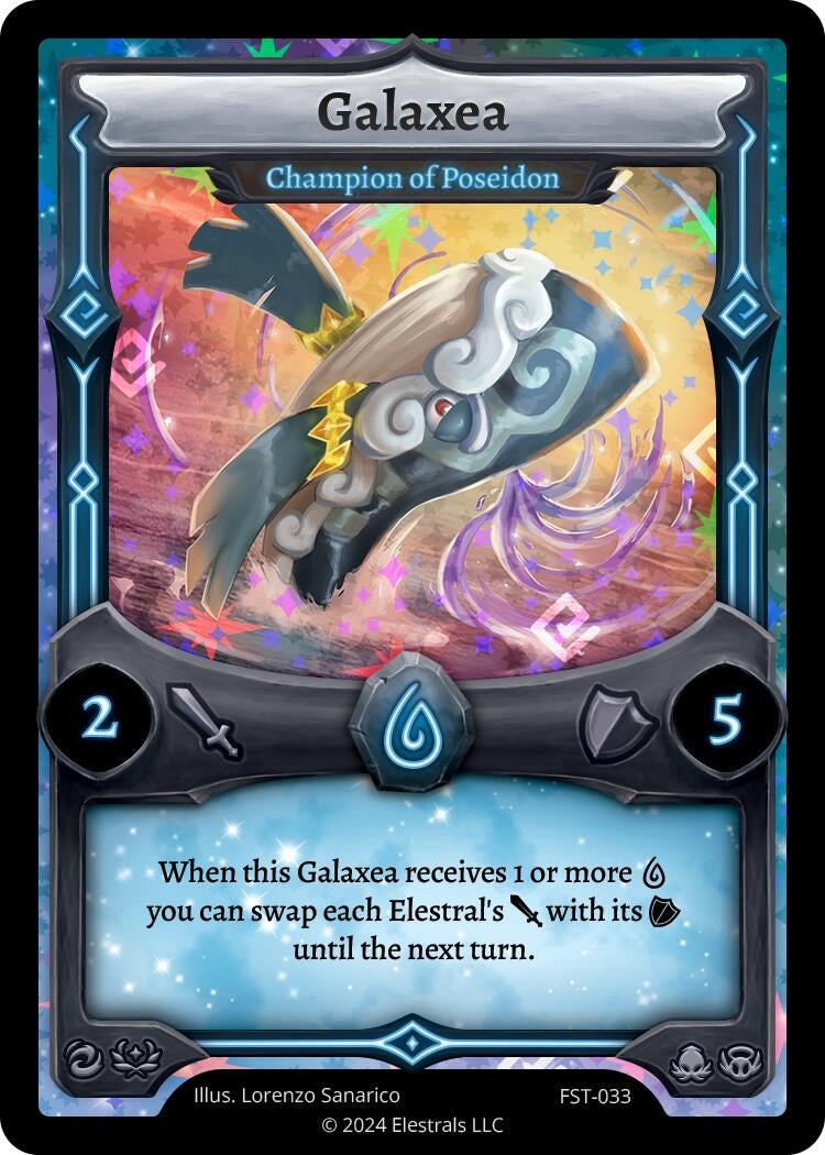poseidon pokemon card Galaxea