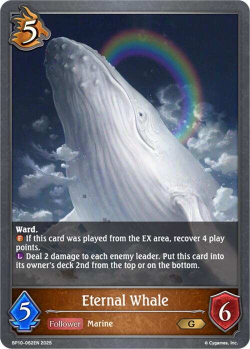 Eternal Whale (BP10-062EN) [Gods of the Arcana] – 50cards