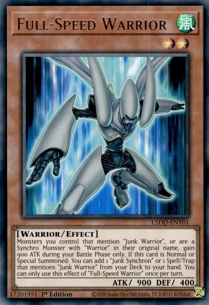 yugioh card shop name Full-Speed Warrior (L5DD-ENY01)