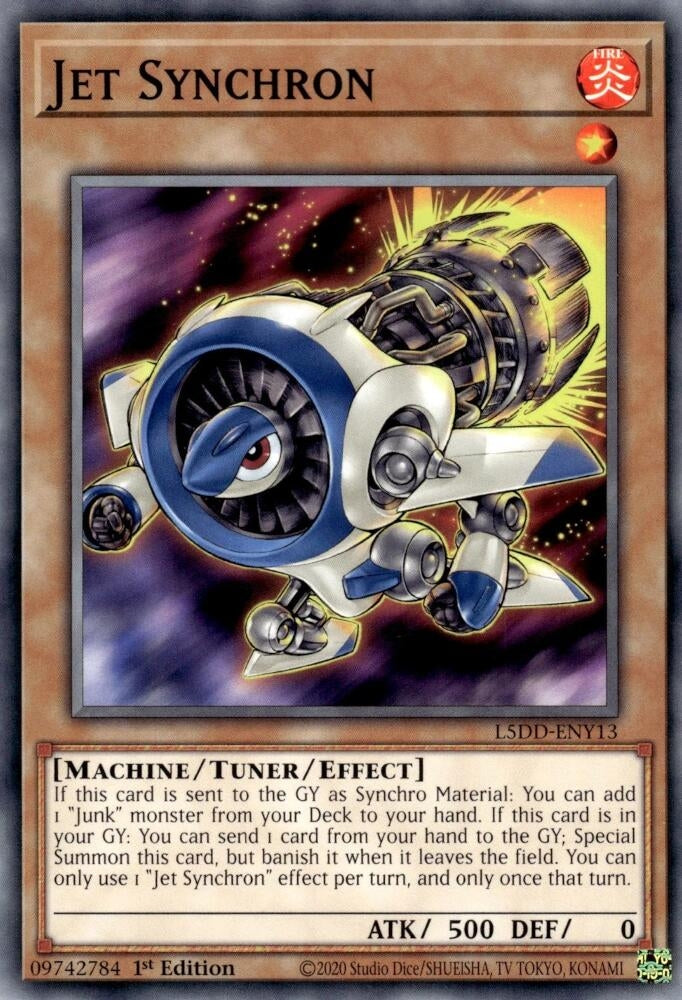 yugioh synchron cards Jet (L5DD-ENY13) – 50cards except Synchro Monsters Size:2x1 (Vertical) Pokemon Single Card GYM Ace