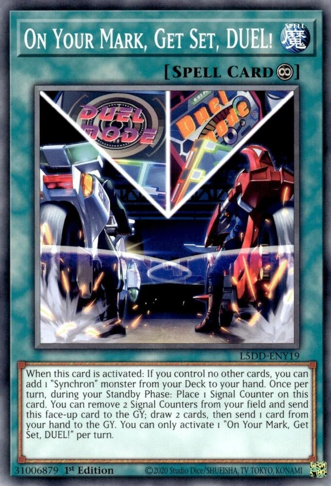 set spell cards yugioh On Your Mark, Get Set, DUEL! (L5DD-ENY19) – 50cards