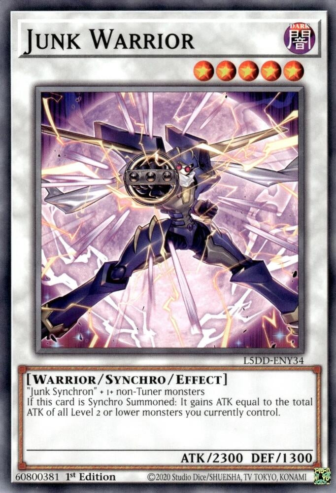 yugioh junk synchro deck Junk Warrior (L5DD-ENY34) – 50cards