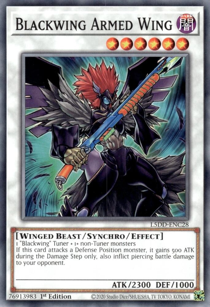 Blackwing Armed Wing (L5DD-ENC28) – 50cards