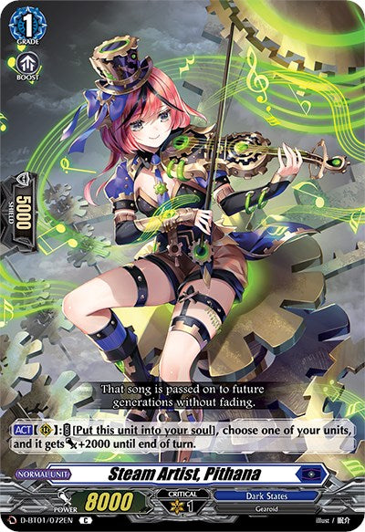 Steam Artist, Pithana (D-BT01/072EN) [Genesis of the Five Greats] – 50cards