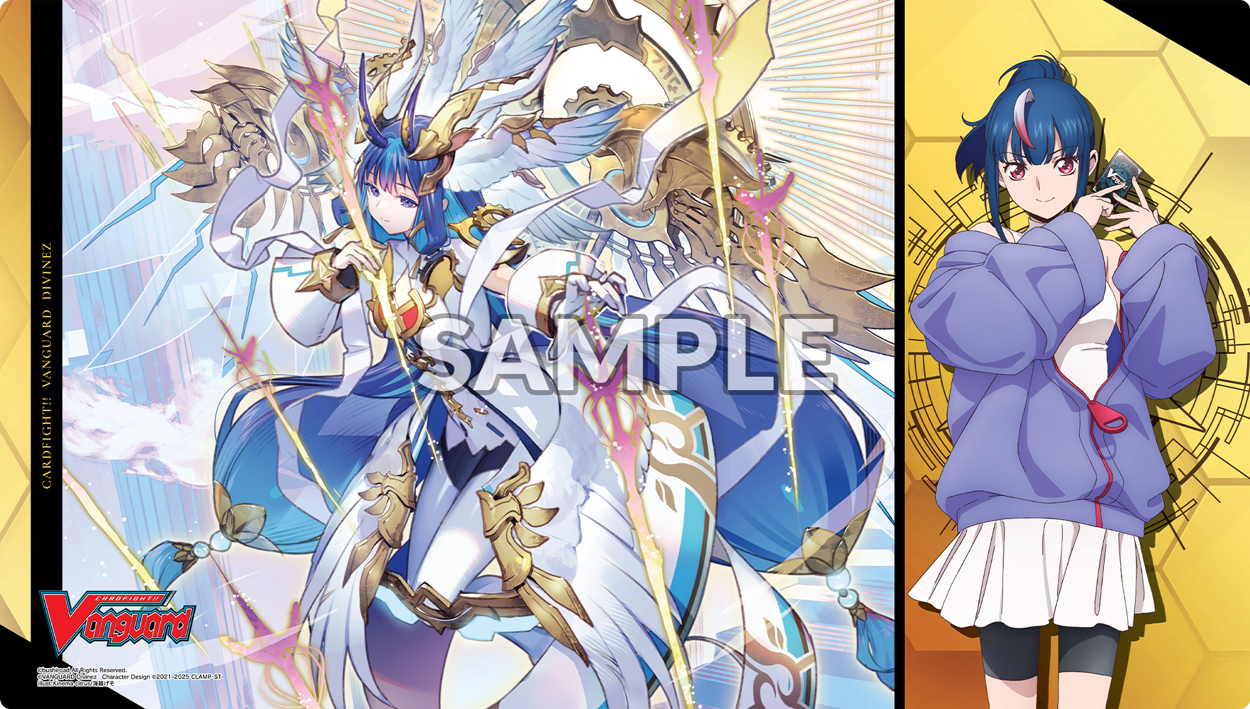Erika & Liael=Draconis” Rubber Playmat | Bushi Supplies – 50cards
