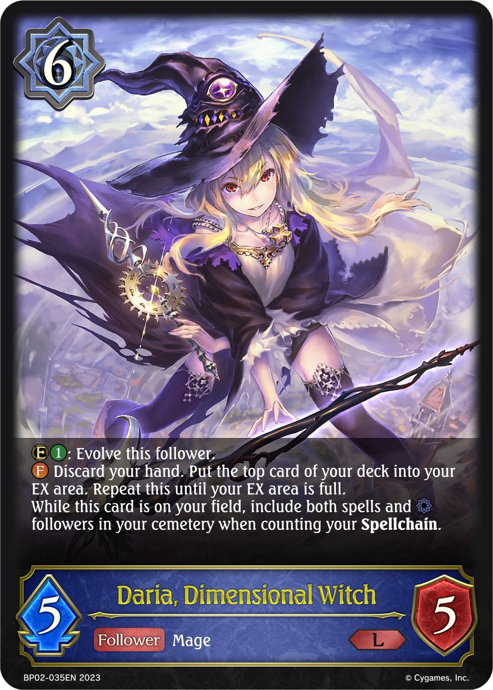 Daria, Dimensional Witch (BP02-035EN) [Reign of Bahamut]