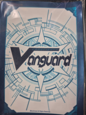 White with Border CFV Logo Sleeves | Bushiroad Sleeves (Cardfight!! Vanguard)