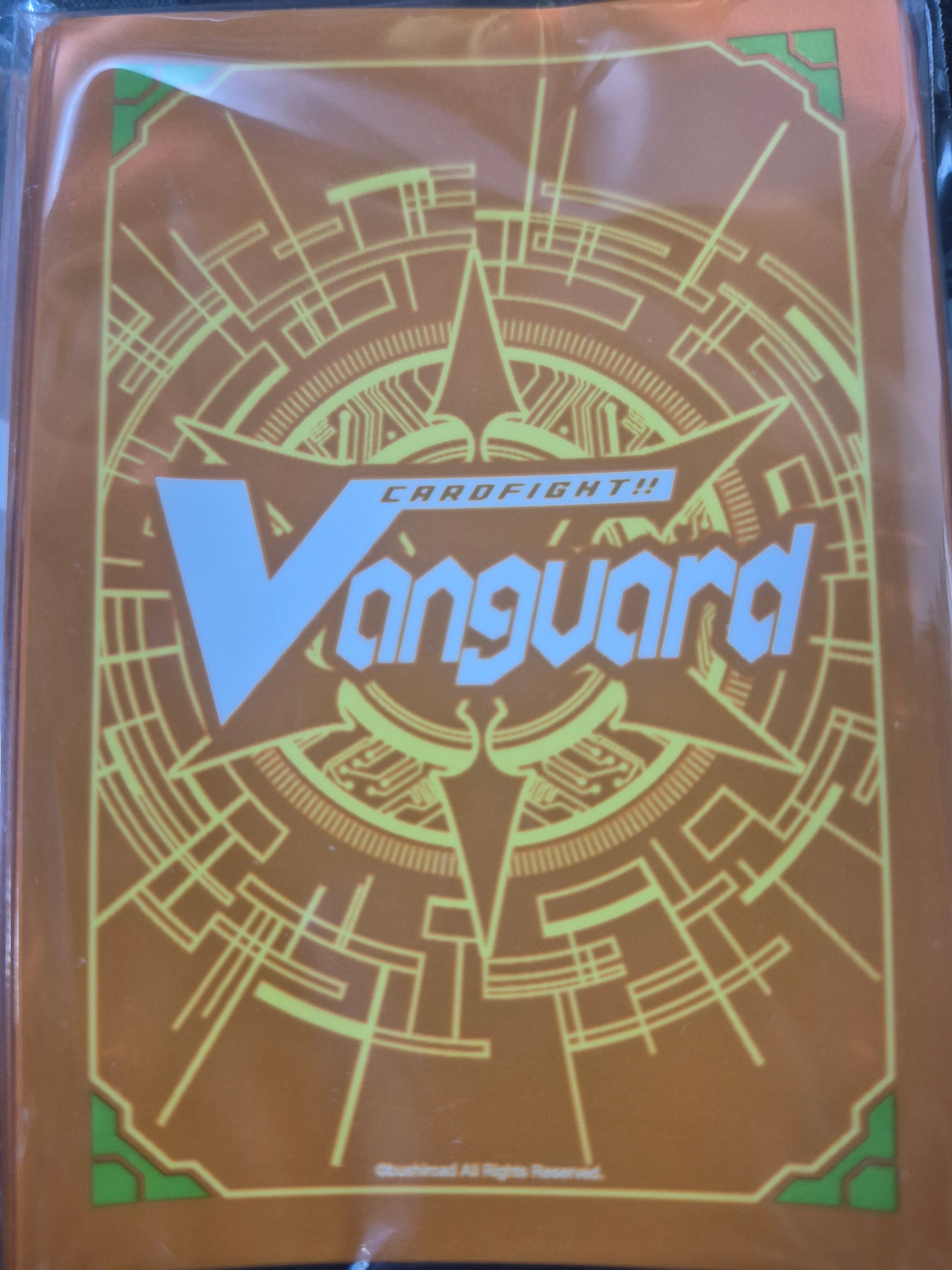 Yellow CFV Logo Sleeves | Bushiroad Sleeves (Cardfight!! Vanguard)