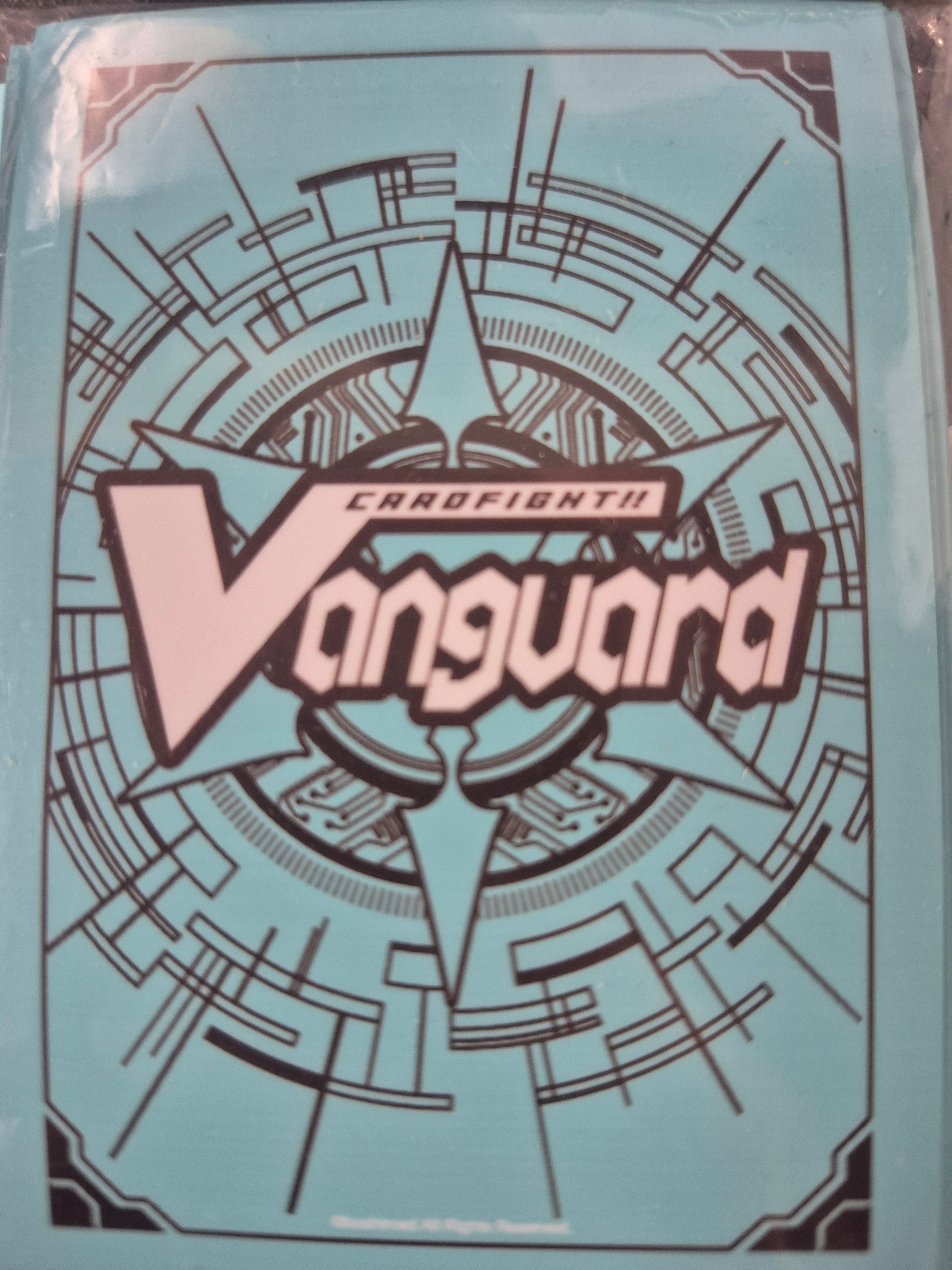 Mint CFV Logo Sleeves | Bushiroad Sleeves (Cardfight!! Vanguard)