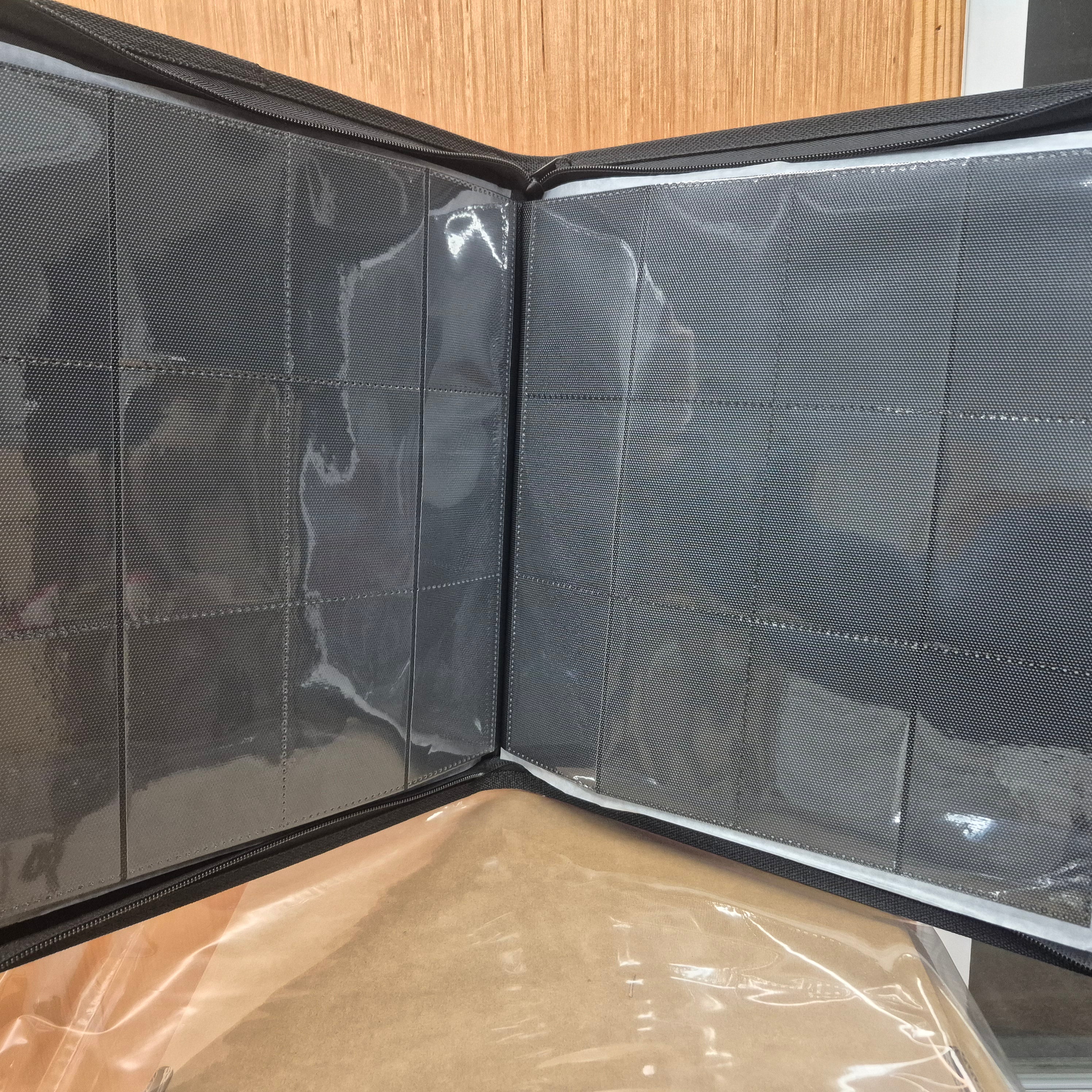 12-Pocket Colored Trading Card Binder