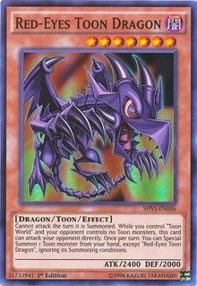 Red-Eyes Toon Dragon (SHVI-EN036)