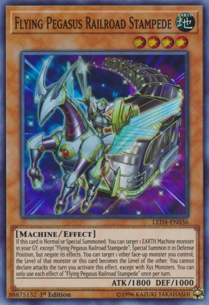 Flying Pegasus Railroad Stampede (LED4-EN036)