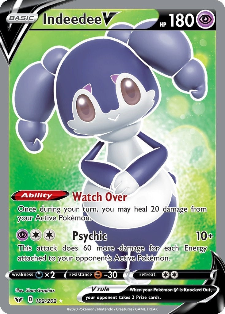 Indeedee V (Full Art) (192/202)