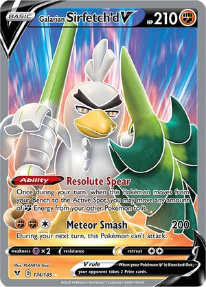 Galarian Sirfetch'd V (Full Art) (174/185)