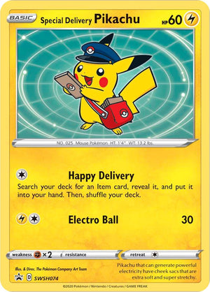 Special Delivery Pikachu - SWSH074 (SWSH074)