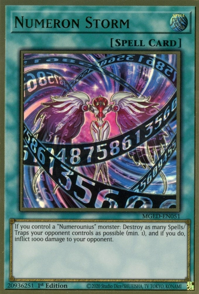 Numeron Storm [MGED-EN051] Gold Rare