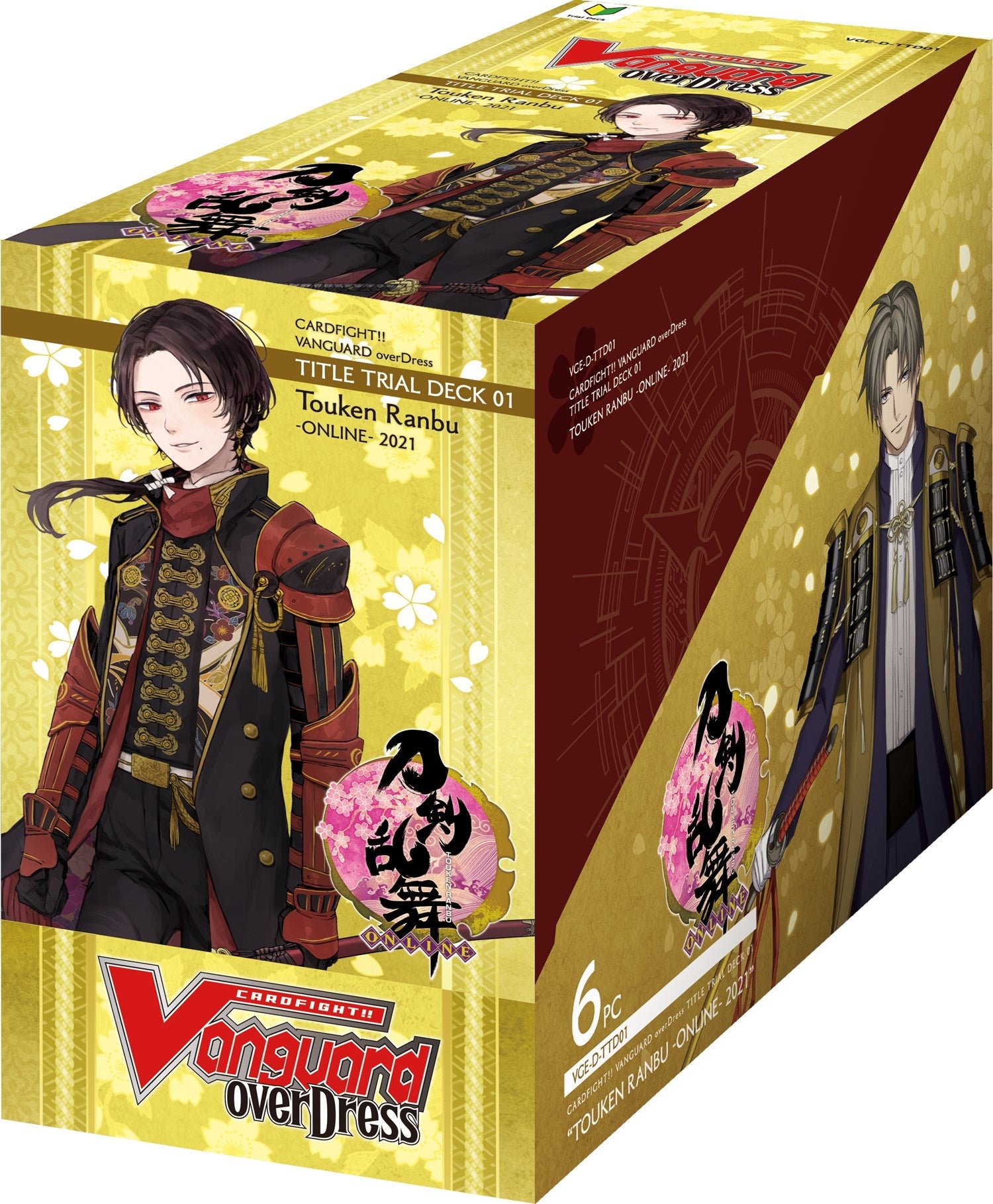 Image for Touken Ranbu -ONLINE- 2021 Starter Deck Display - Cardfight Vanguard