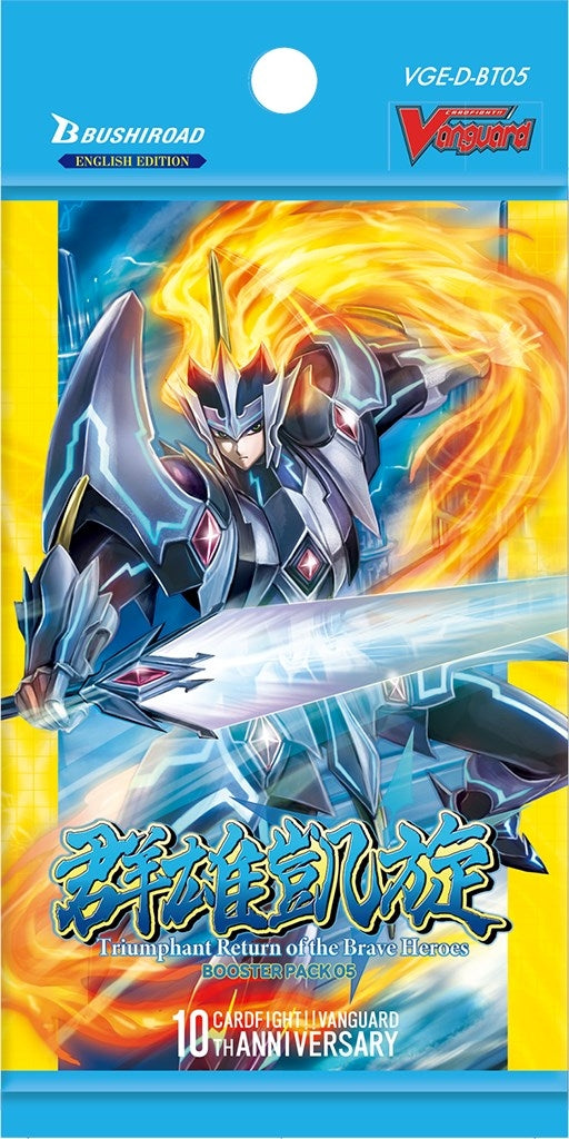 Image for Triumphant Return of the Brave Heroes Booster Pack - Cardfight Vanguard