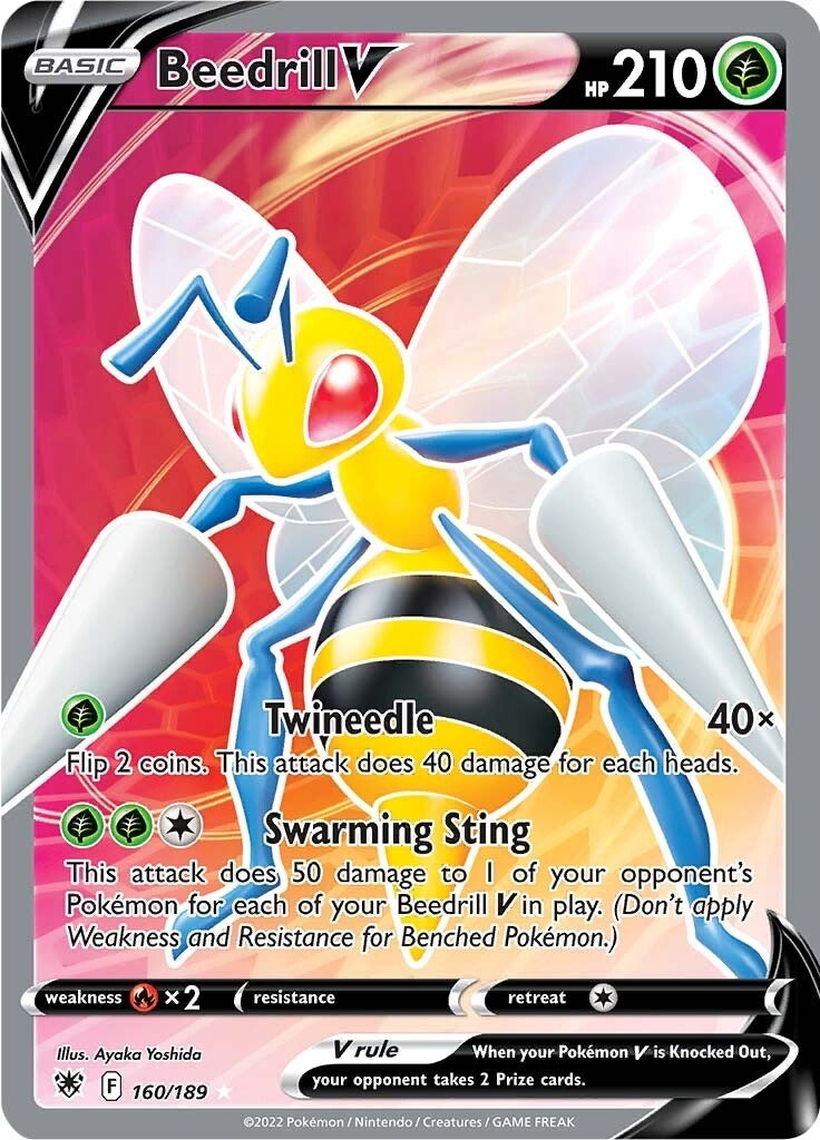 Beedrill V (Full Art) (160/189)