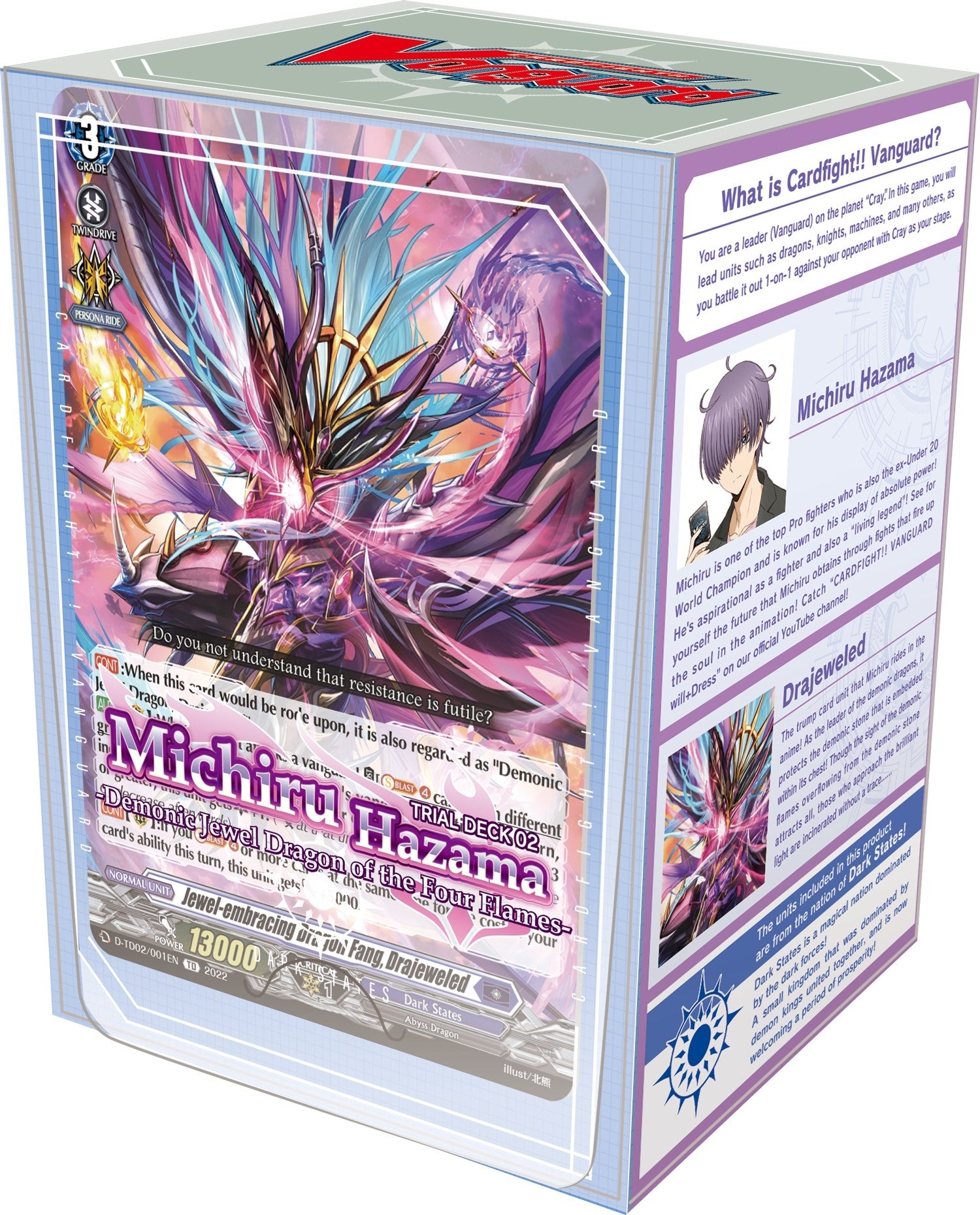 Image for Michiru Hazama -Demonic Jewel Dragon of the Four Flames- Trial Deck - Cardfight Vanguard