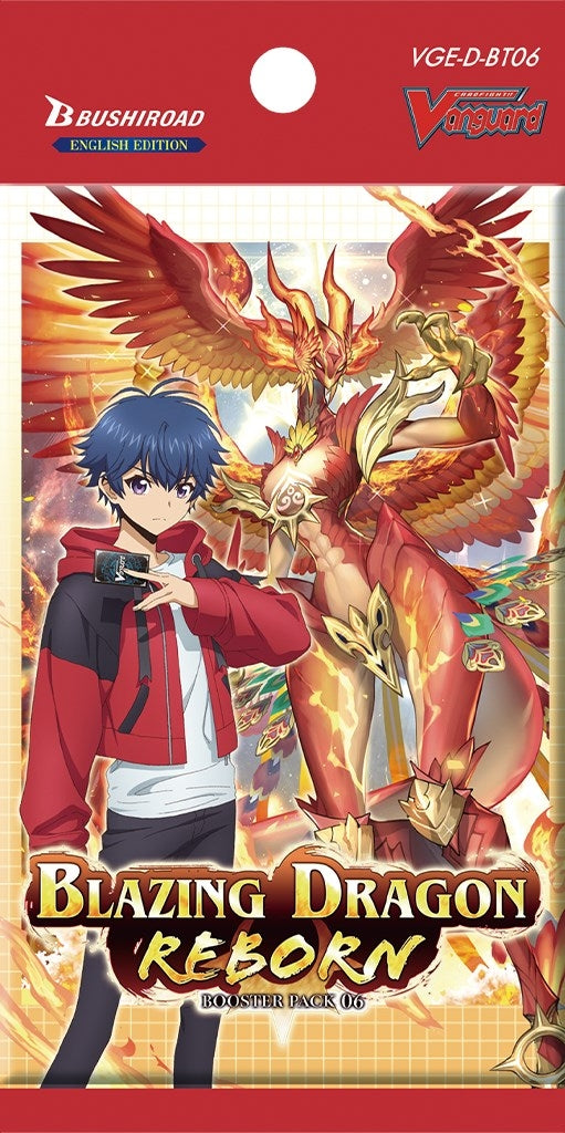 Image for Blazing Dragon Reborn Booster Pack - Cardfight Vanguard