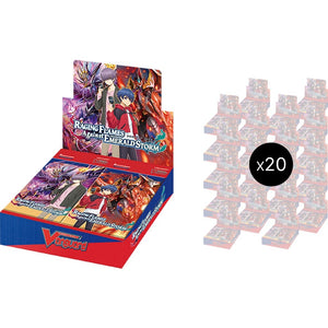 Raging Flames Against Emerald Storm Booster Box Case
