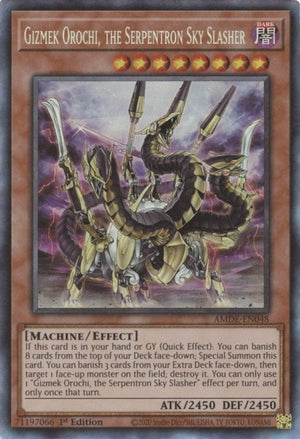 Gizmek Orochi, the Serpentron Sky Slasher (CR) (AMDE-EN048)