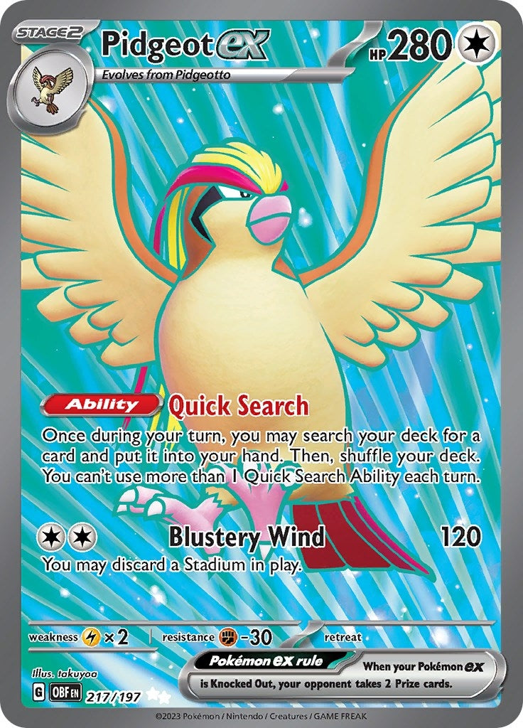 Pidgeot ex (217/197)