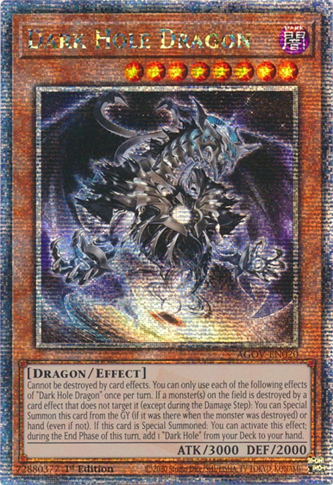 Dark Hole Dragon (Quarter Century Secret Rare) (AGOV-EN020)