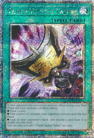 Triple Tactics Talent (Quarter Century Secret Rare) (RA01-EN063)