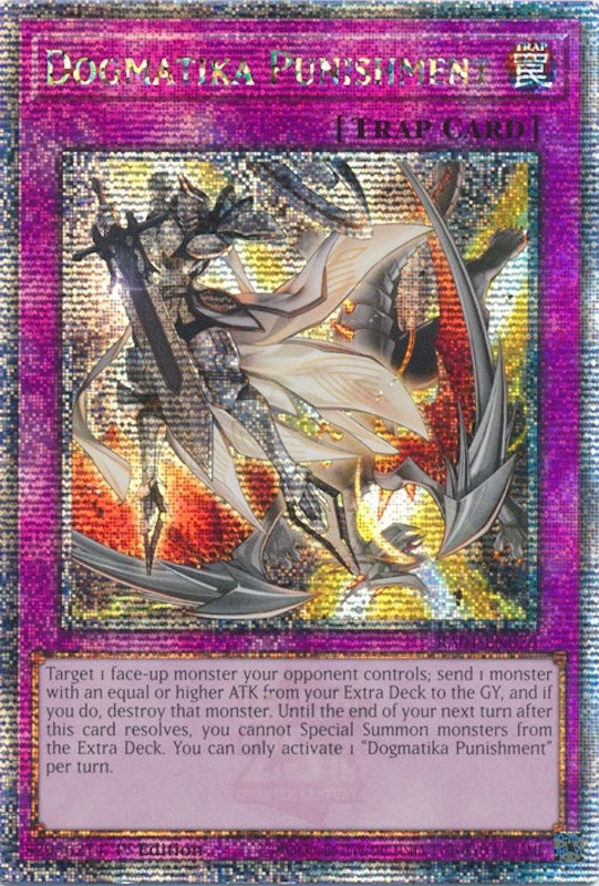 Dogmatika Punishment (Quarter Century Secret Rare) (RA01-EN076)