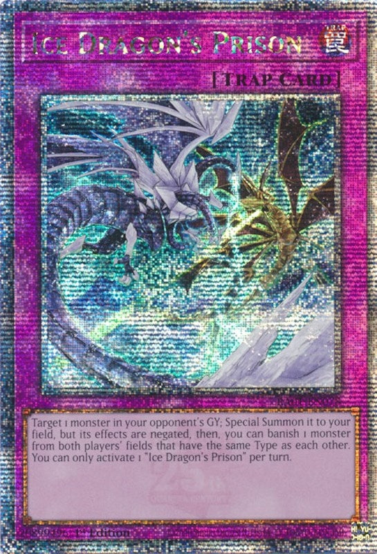 Ice Dragon's Prison (Quarter Century Secret Rare) (RA01-EN078)