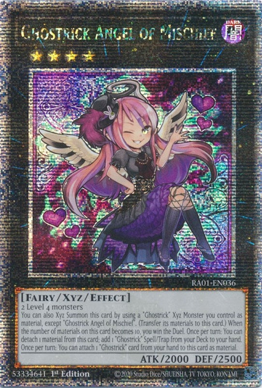 Ghostrick Angel of Mischief (Quarter Century Secret Rare) (RA01-EN036)