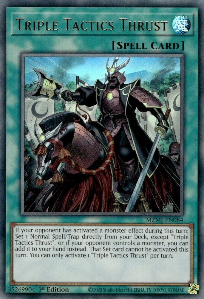 Triple Tactics Thrust (MZMI-EN084)
