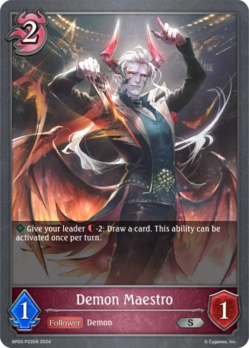 Demon Maestro - P22EN (Foil) (BP03-P22EN)