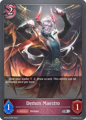 Demon Maestro - P22EN (Foil) (BP03-P22EN)