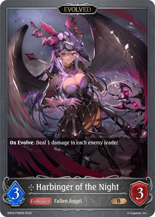 Harbinger of the Night - P35EN (Evolved) (Foil) (BP03-P35EN)