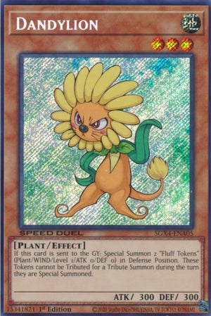 Dandylion (Secret Rare) (SGX4-ENA05)