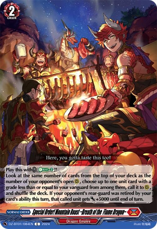 Special Order! Mountain Roast ~Breath of the Flame Dragon~ (DZ-BT01/084EN) [Fated Clash]