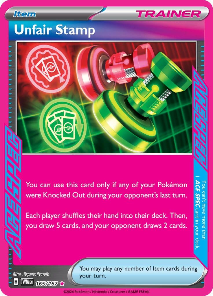 Unfair Stamp (165/167)