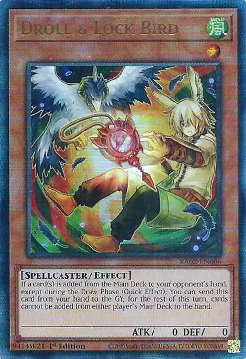 Droll & Lock Bird (Alternate Art) (PUR) (RA02-EN006)