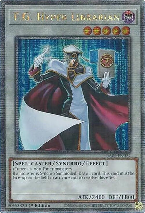 T.G. Hyper Librarian (Quarter Century Secret Rare) (RA02-EN027)