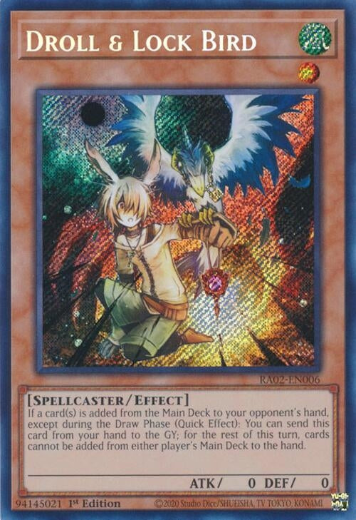 Droll & Lock Bird (Secret Rare) (RA02-EN006)